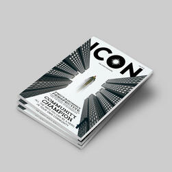 ICON Magazine Cover Design ICON Magazine Cover Design