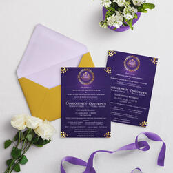 Royal Amethyst Wedding - Stationery