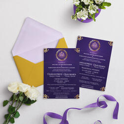 Royal Amethyst Wedding - Stationery Royal Amethyst Wedding - Stationery